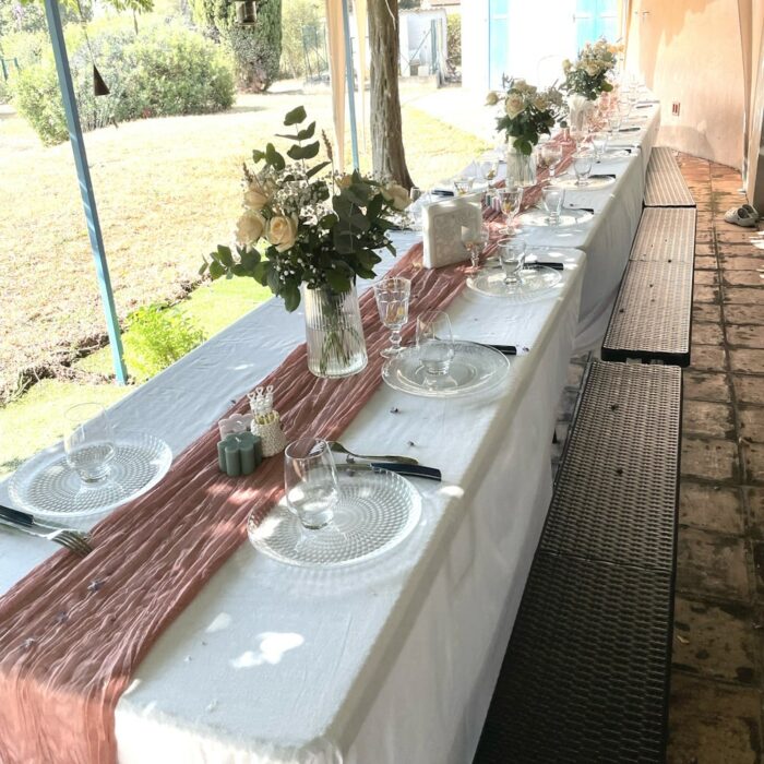 Table + bancs 180cm – Image 4
