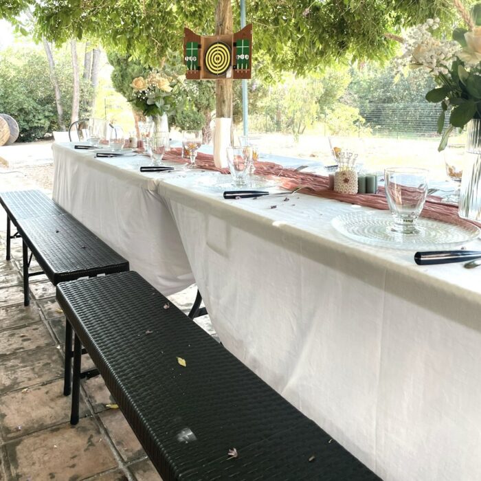 Table + bancs 180cm – Image 2