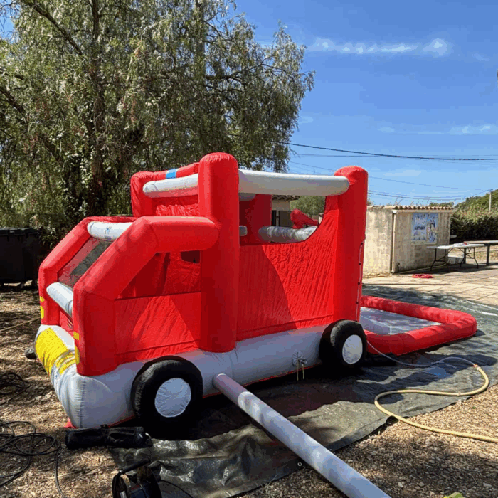 Le camion de pompiers